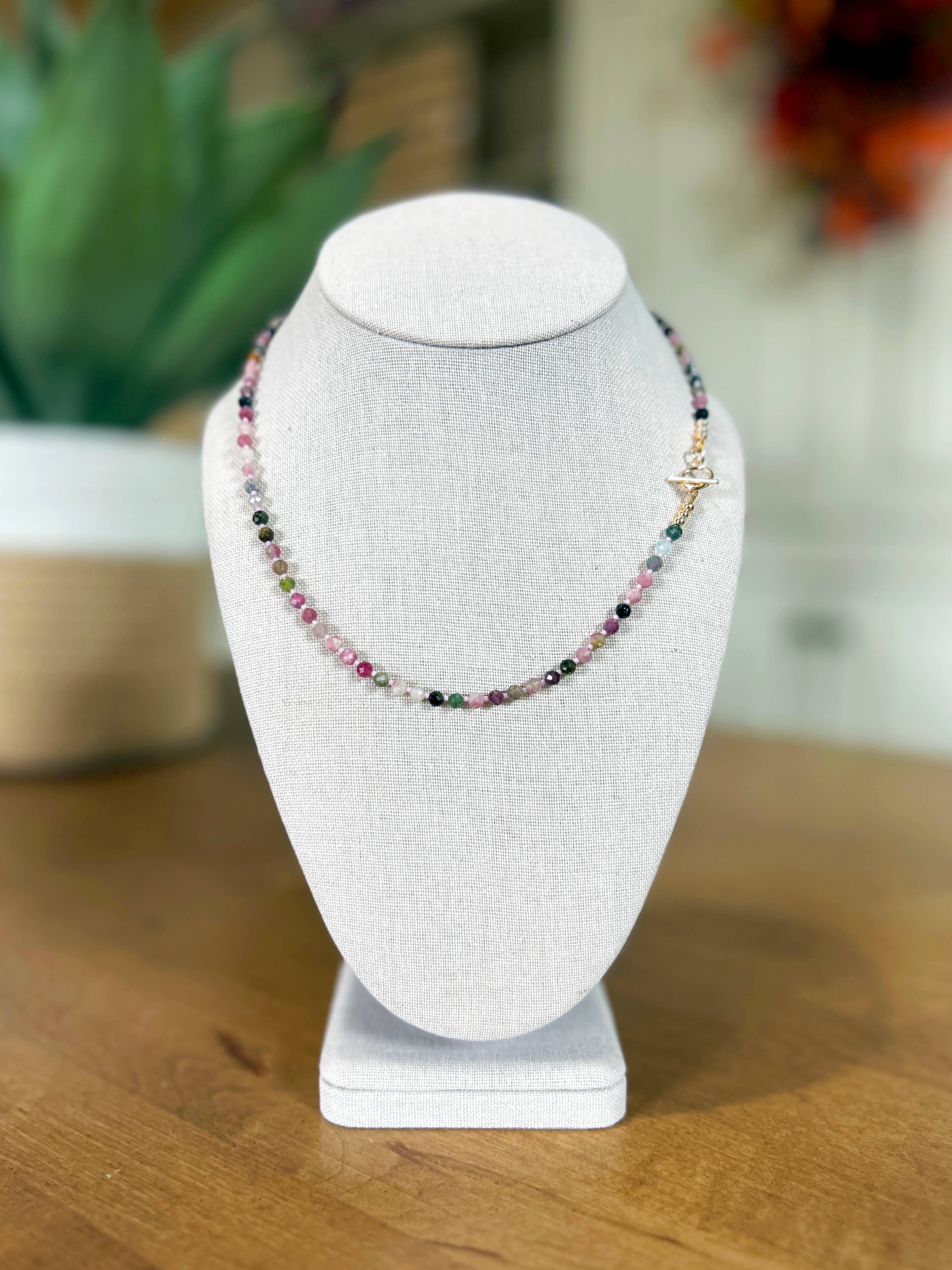Shannon Candy Necklace - Handmade Semiprecious Gemstones