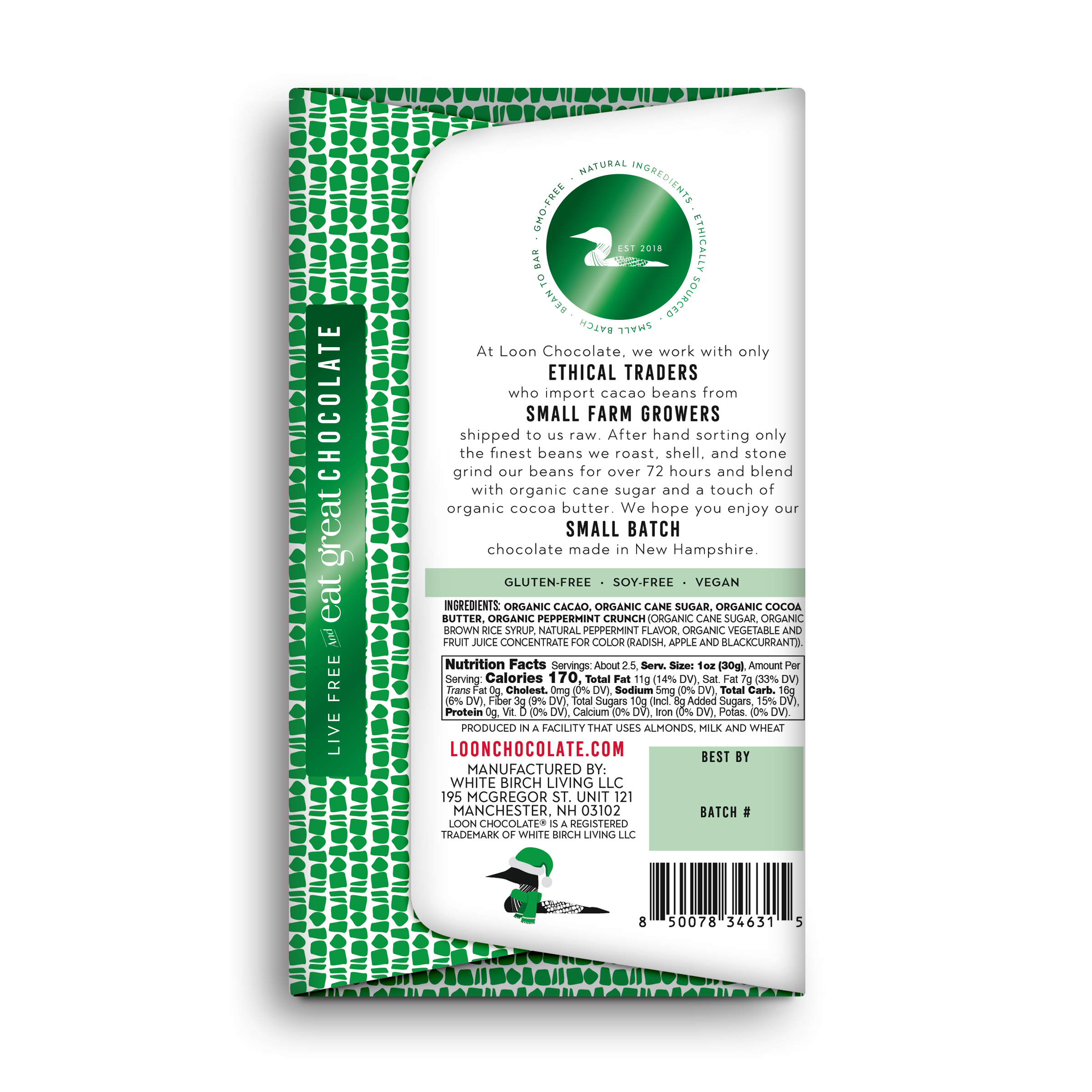 Dark Chocolate Peppermint Crunch