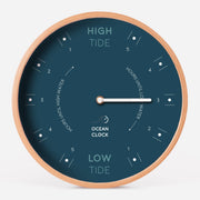 Dark Blue Tide Clock