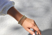 Gold Filled Stretchy Stackable Bracelets