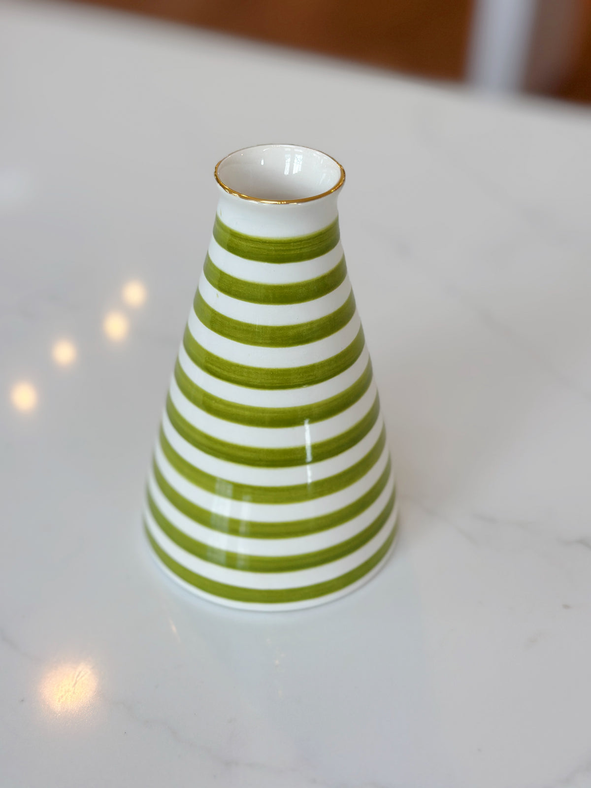 Jill Rosenwald for Noted Striped Diffuser Vase