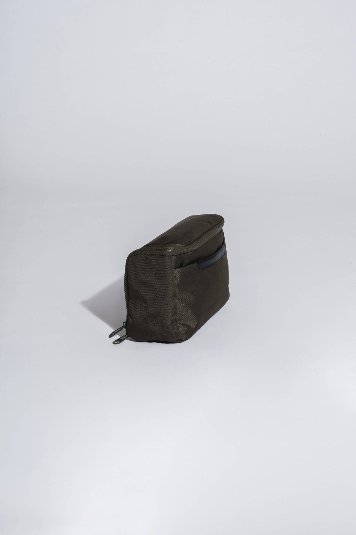 Olive Green Recycled Travel Toiletry Bag
