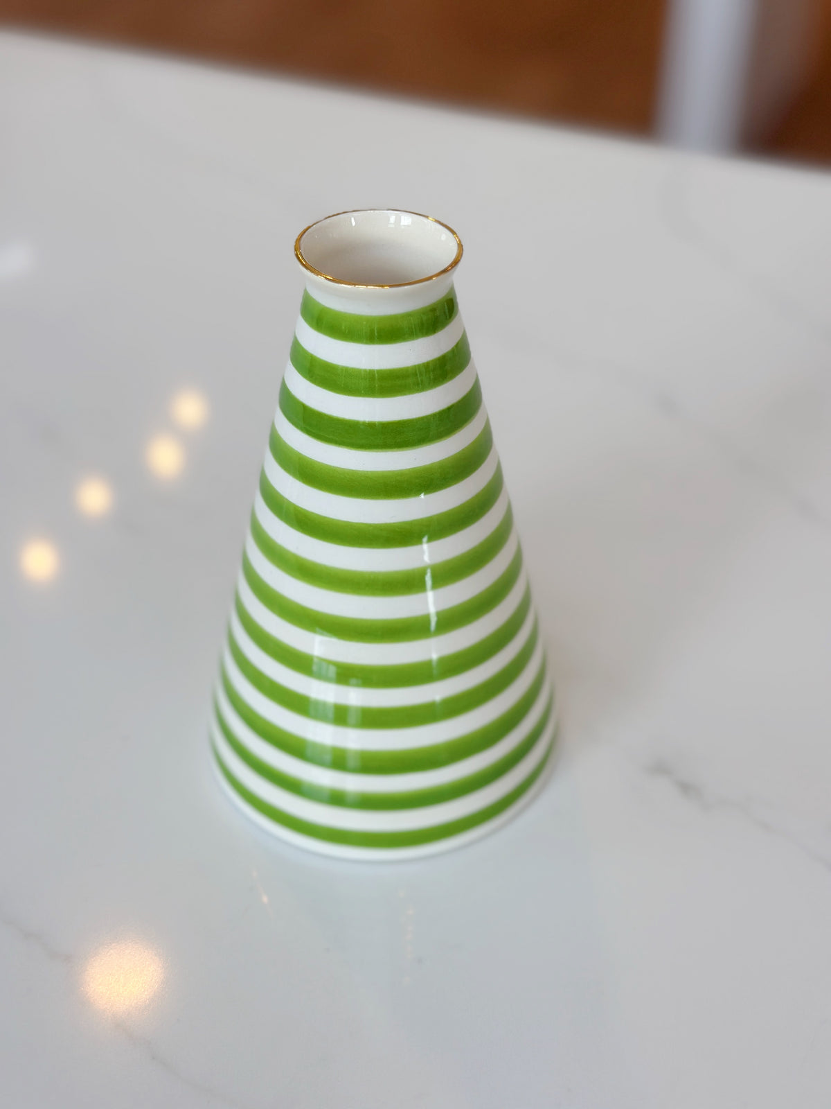 Jill Rosenwald for Noted Striped Diffuser Vase