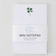 Four Leaf Clover Mini Notepad