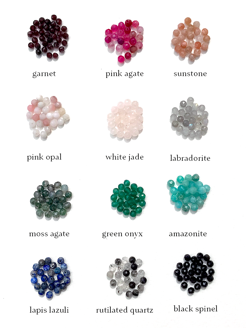 Shannon Candy Necklace - Handmade Semiprecious Gemstones