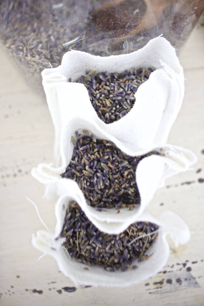 Natural Lavender Sachet Orion Pattern