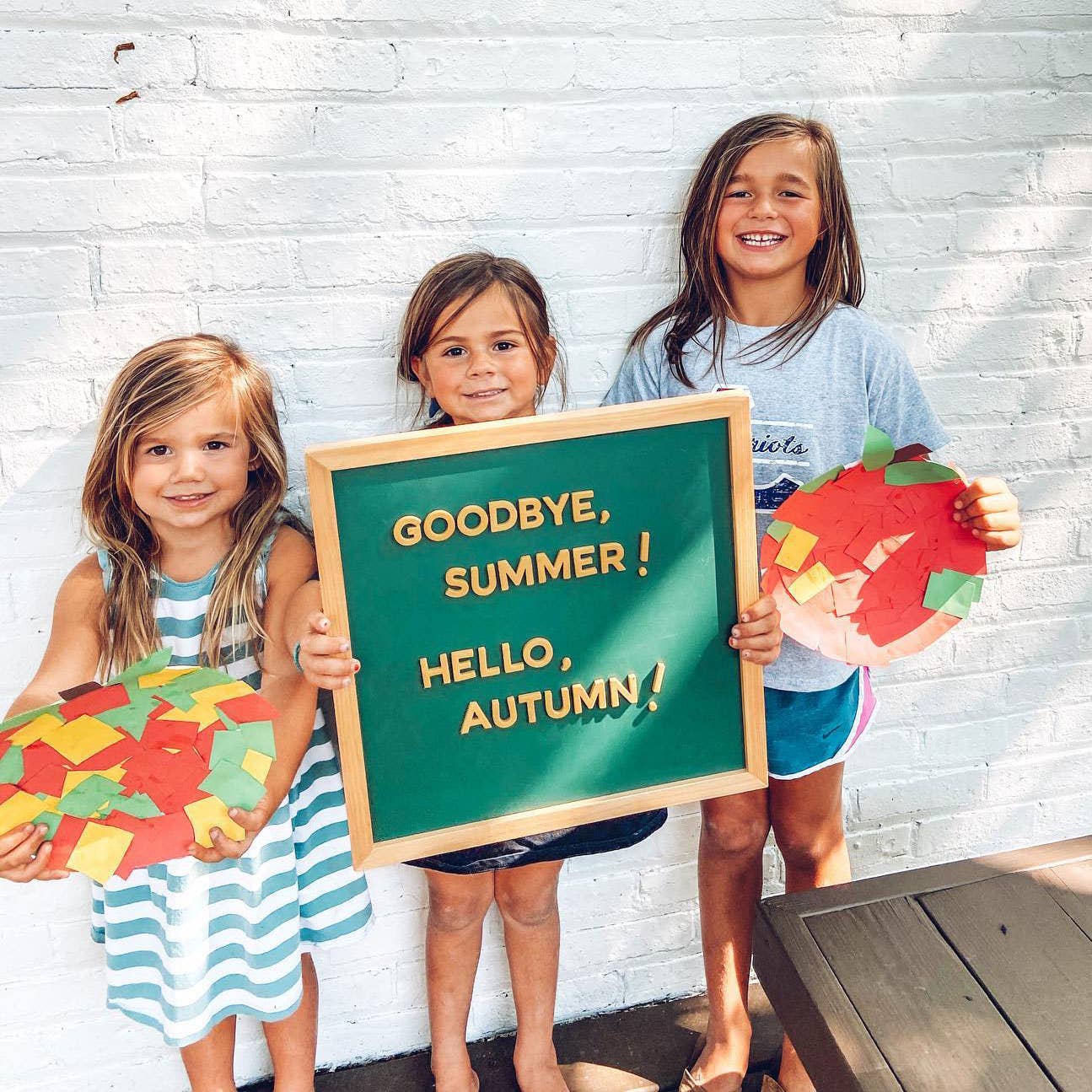 Green Magnetic Chalkboard 15x15