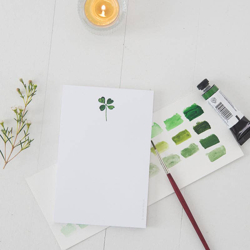 Four Leaf Clover Mini Notepad