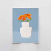 California Poppy Art Print 8"x10"