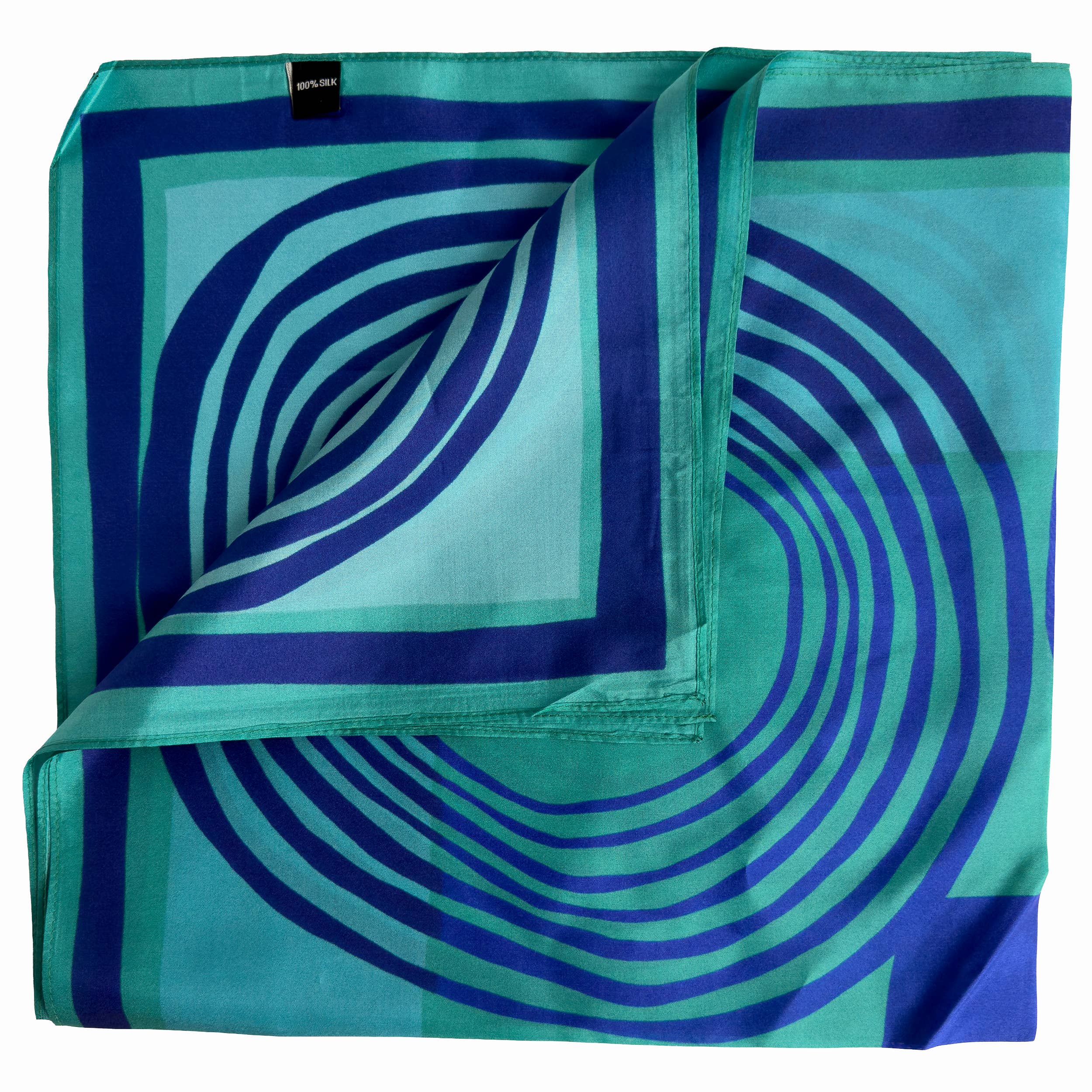 Ripple 100% Silk Scarf Bandana