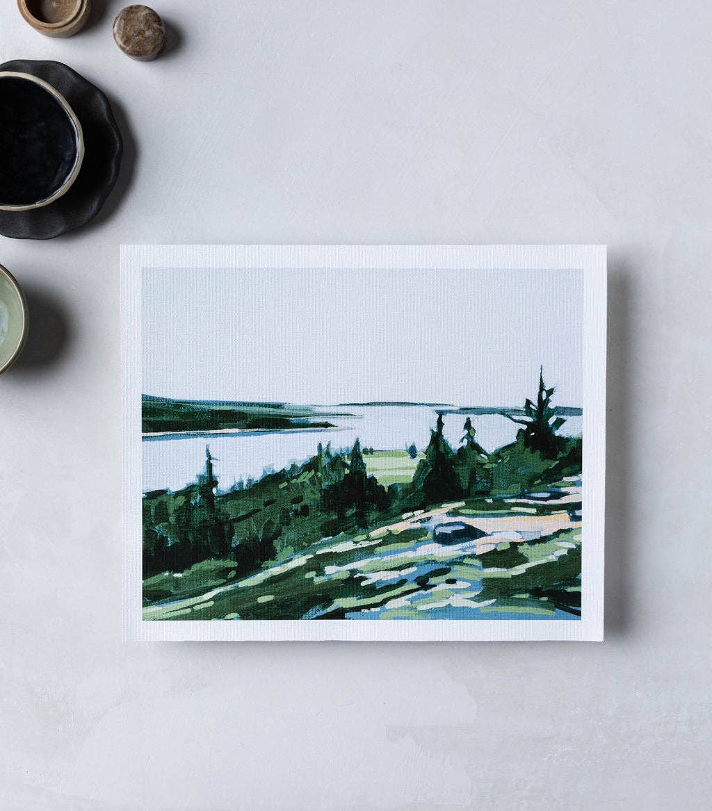 Somes Sound Lookout | Art Print on Canvas