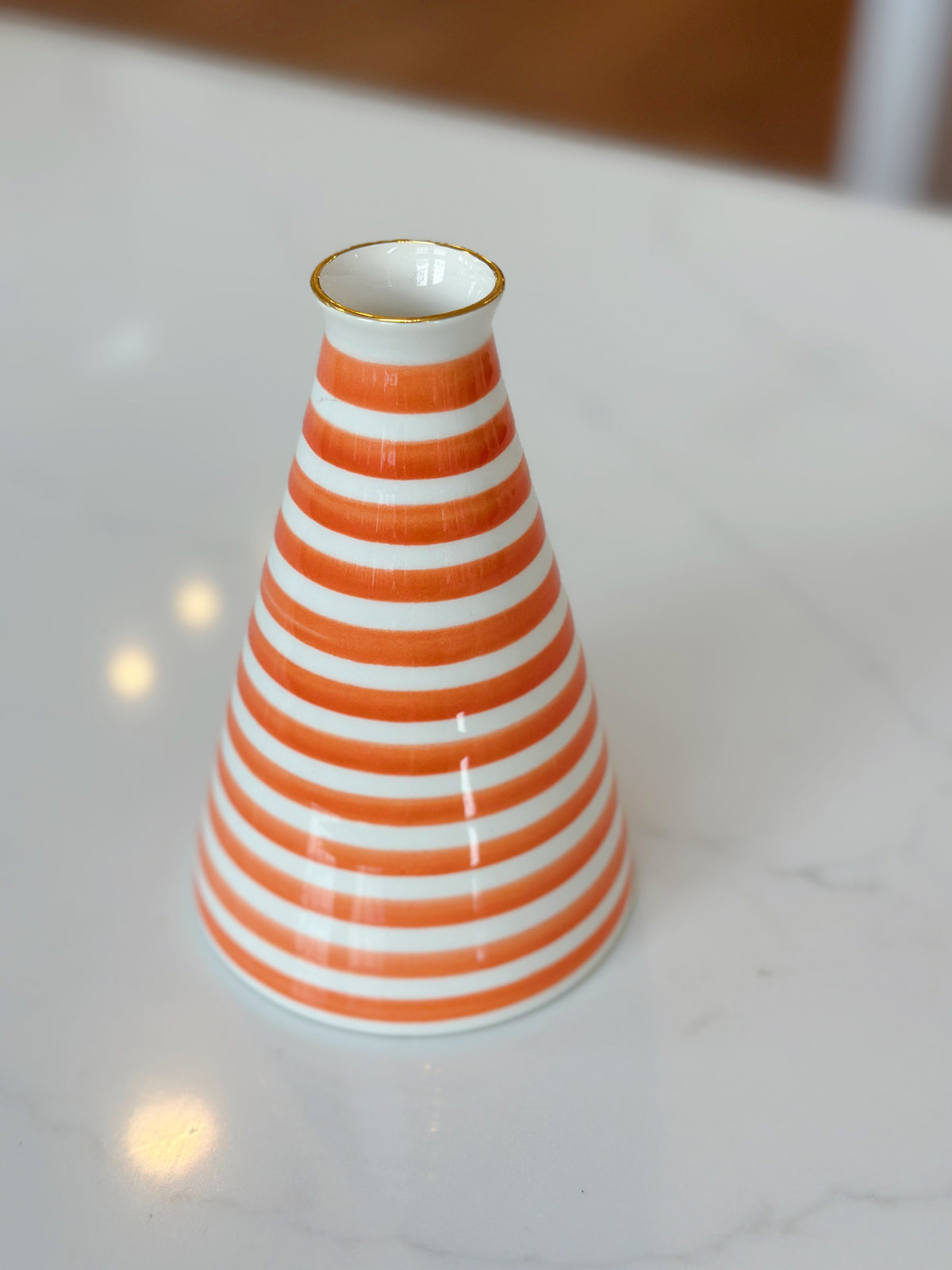 Jill Rosenwald for Noted Striped Diffuser Vase