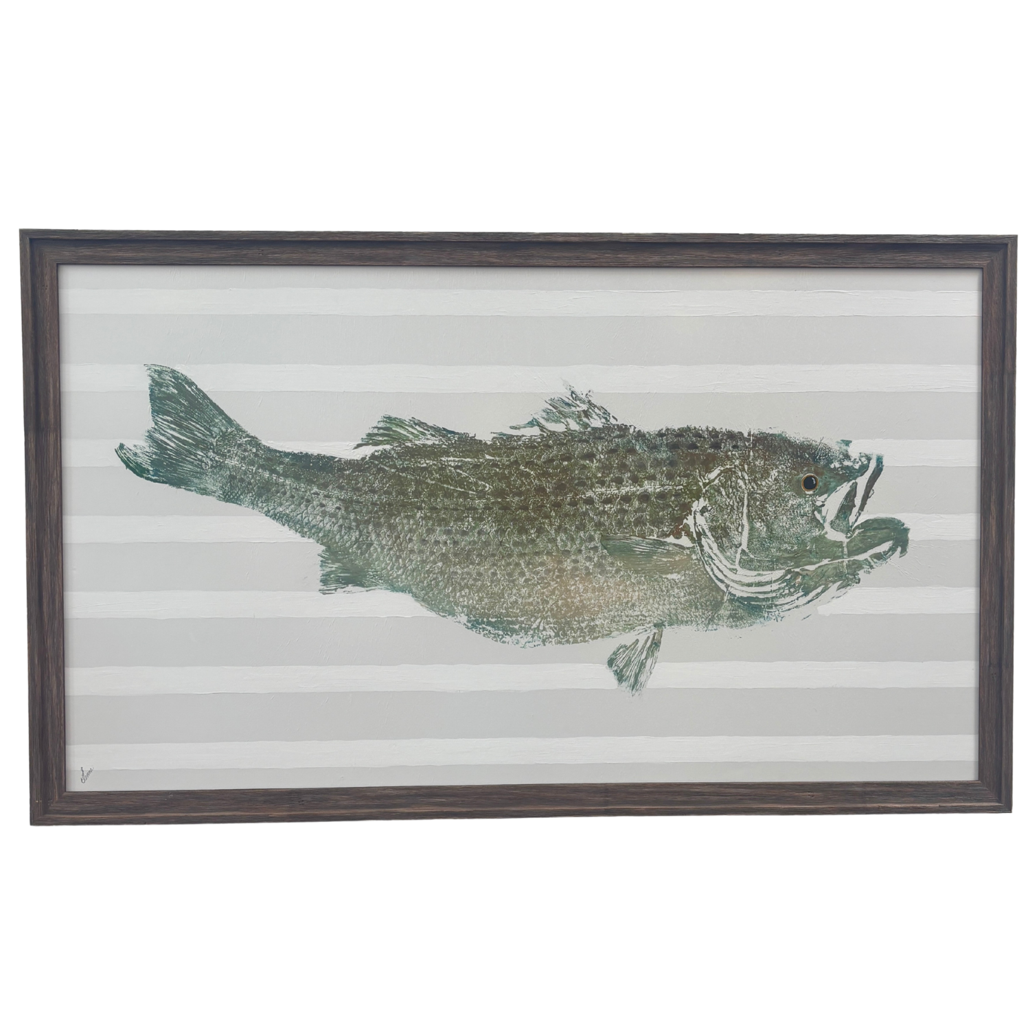 Classic Striped Bass - Original Work by Jenna Reedy