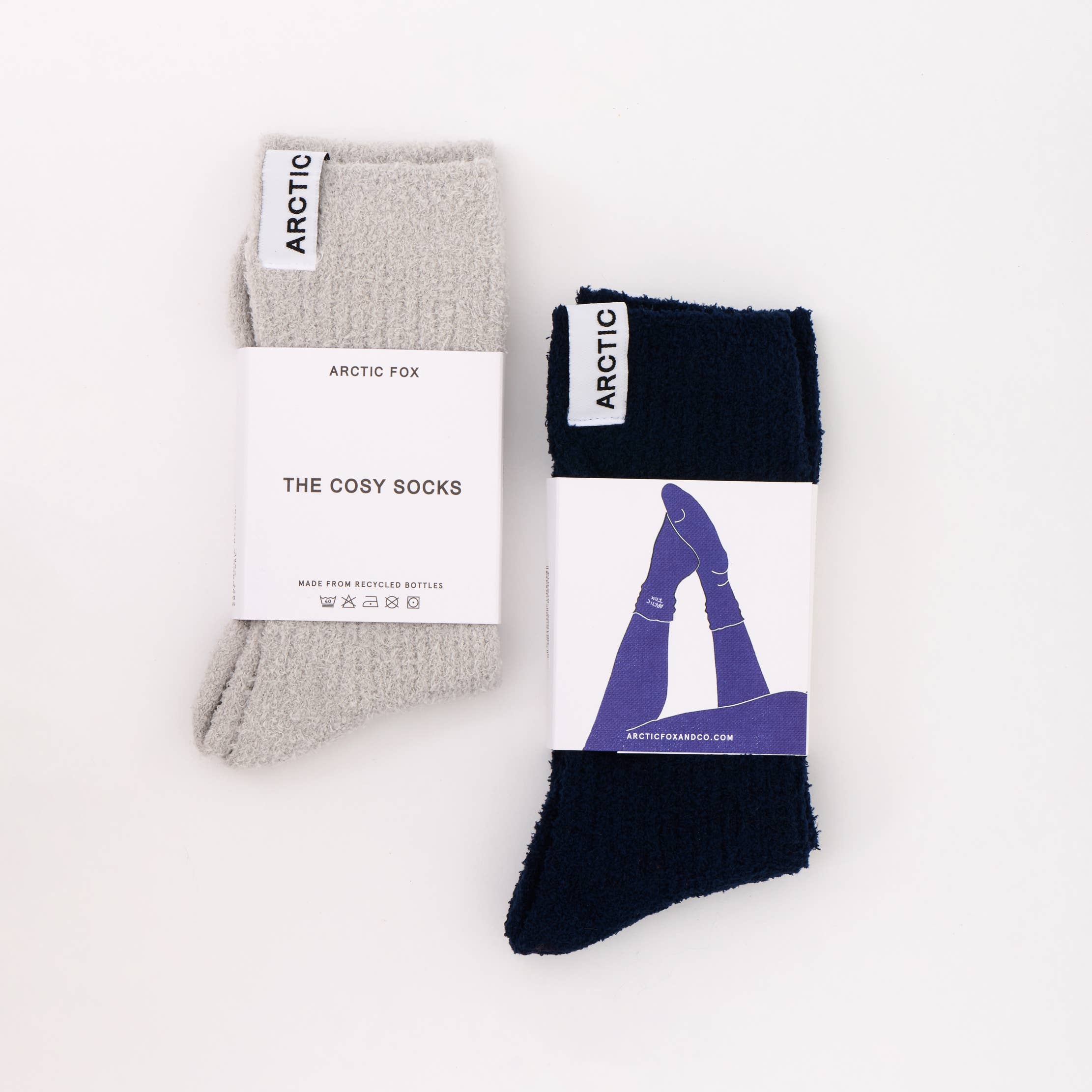 Dark Grey Cosy Socks - 100% Recycled