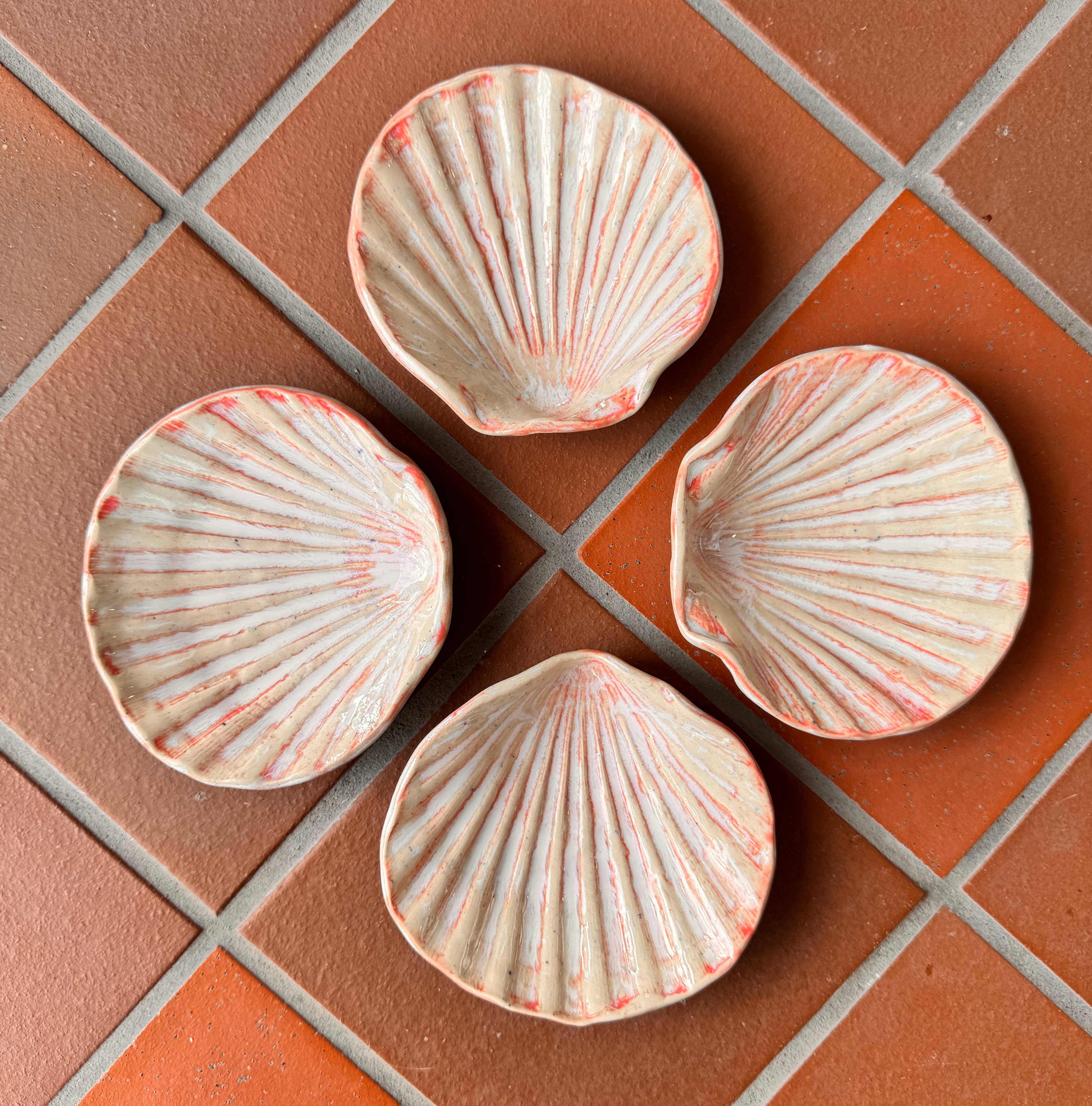 Pink Scallop Dish