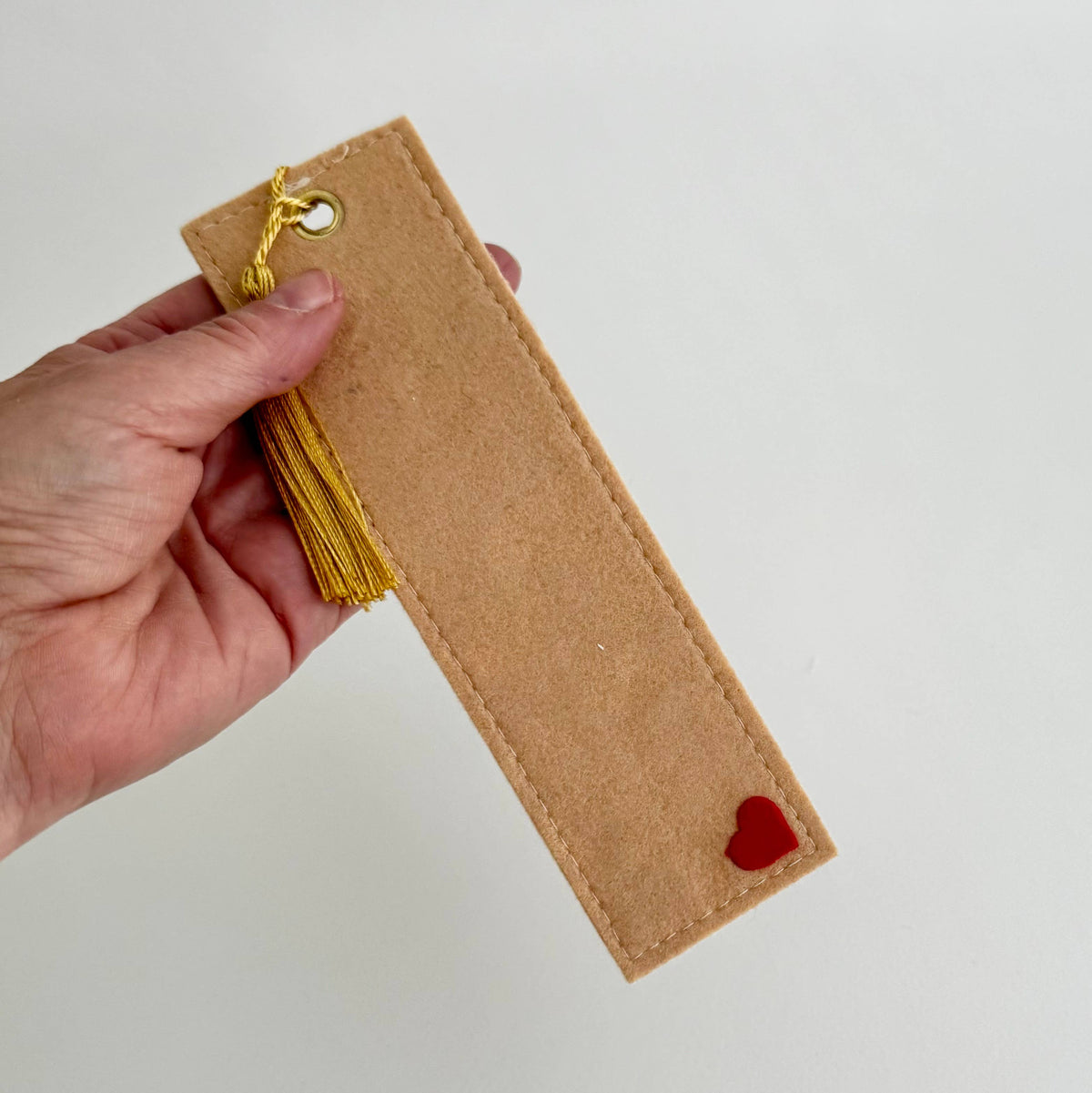 "Next Chapter" Handmade Felt Bookmark