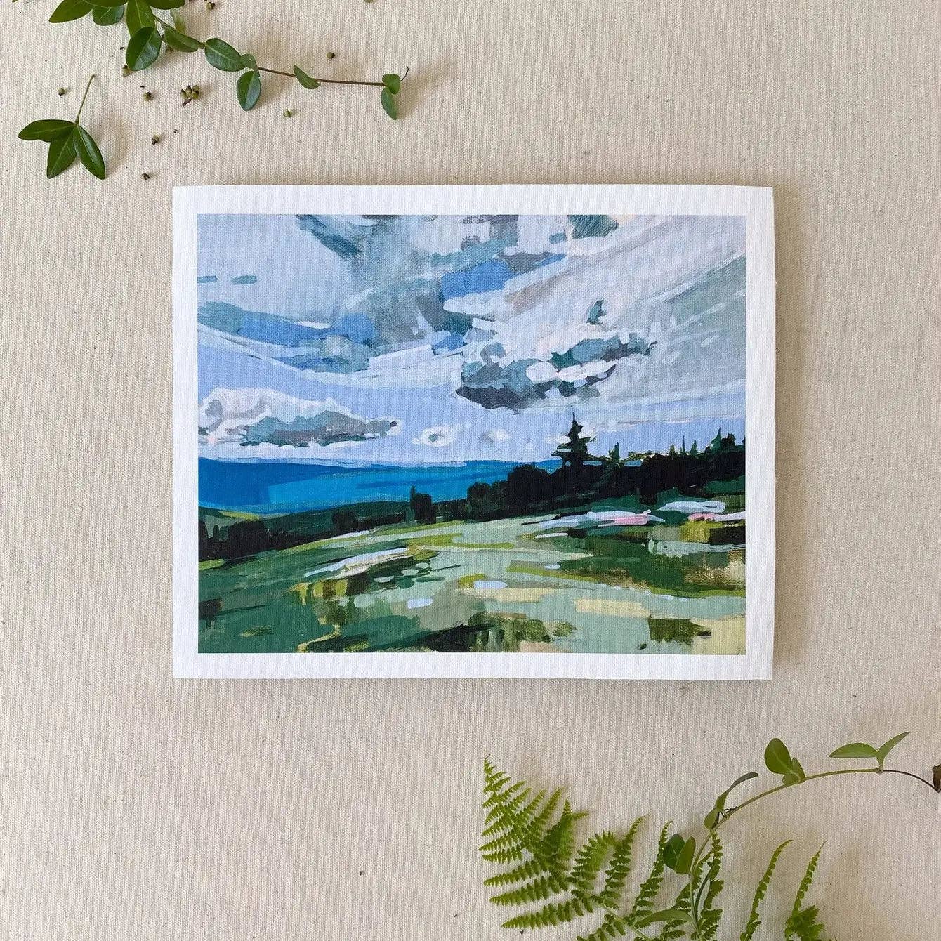 Newry Lookout Study | Art Print on Canvas