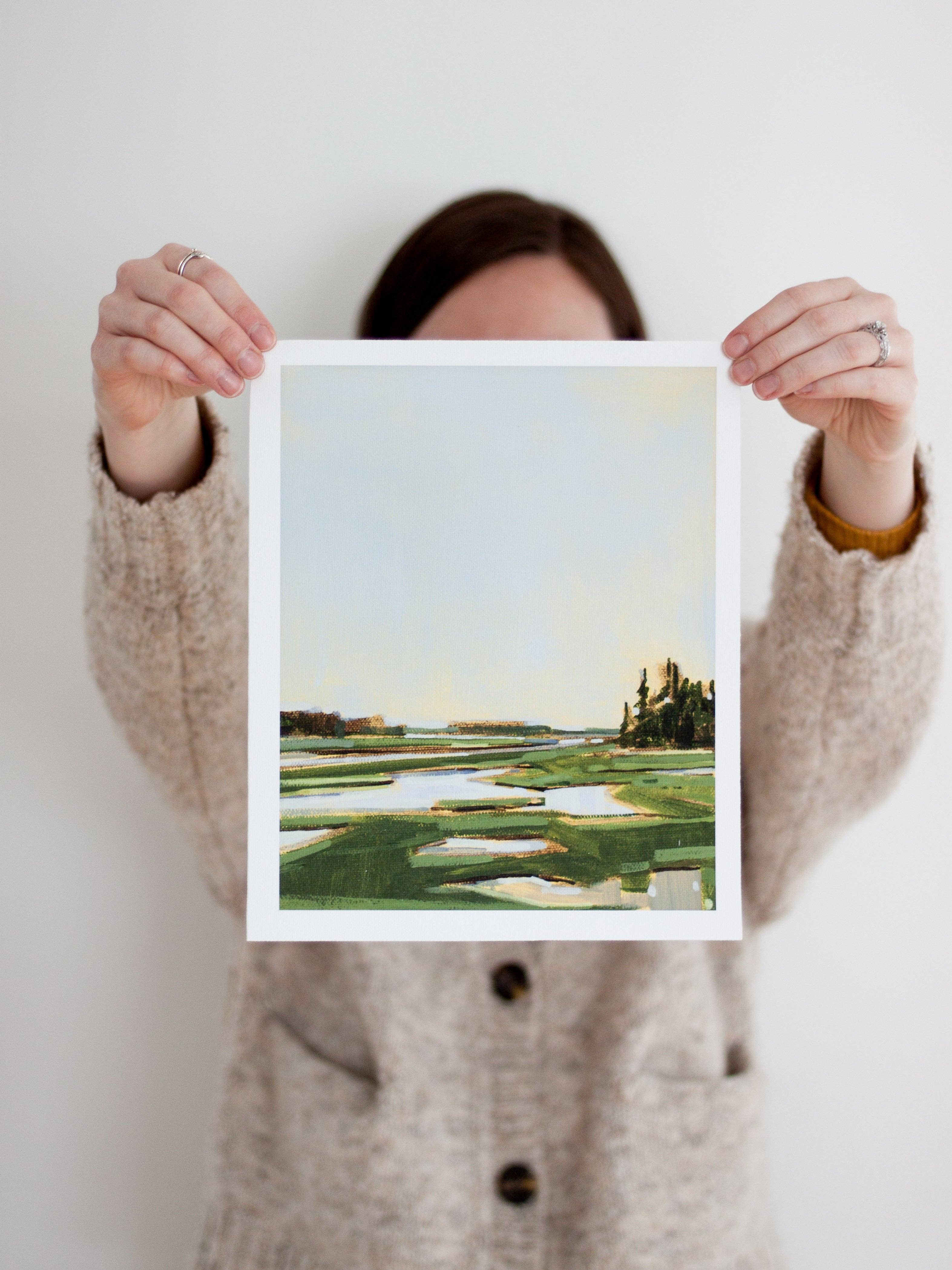 Bass Harbor Marsh | Art Print on Canvas