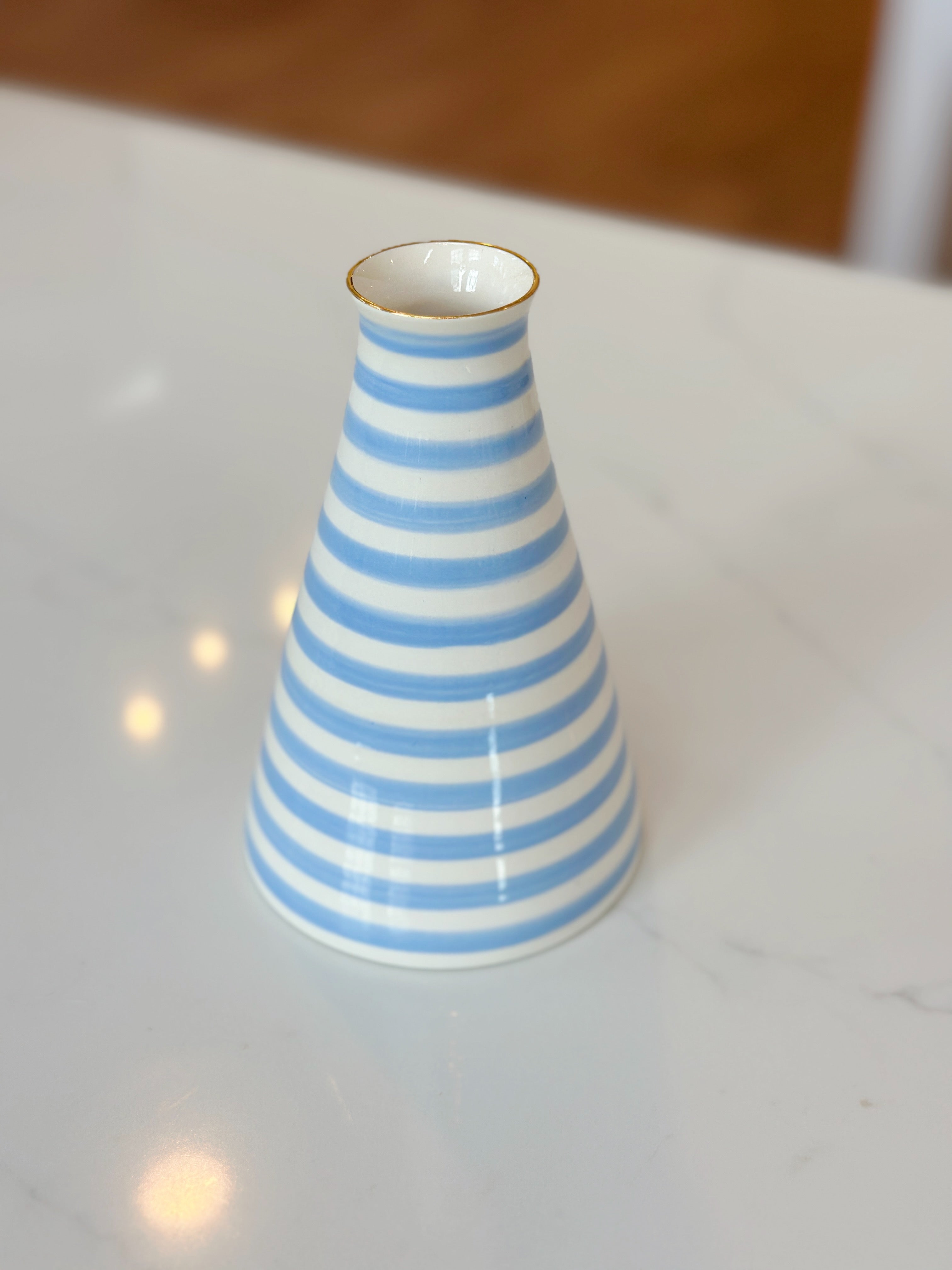 Jill Rosenwald for Noted Striped Diffuser Vase