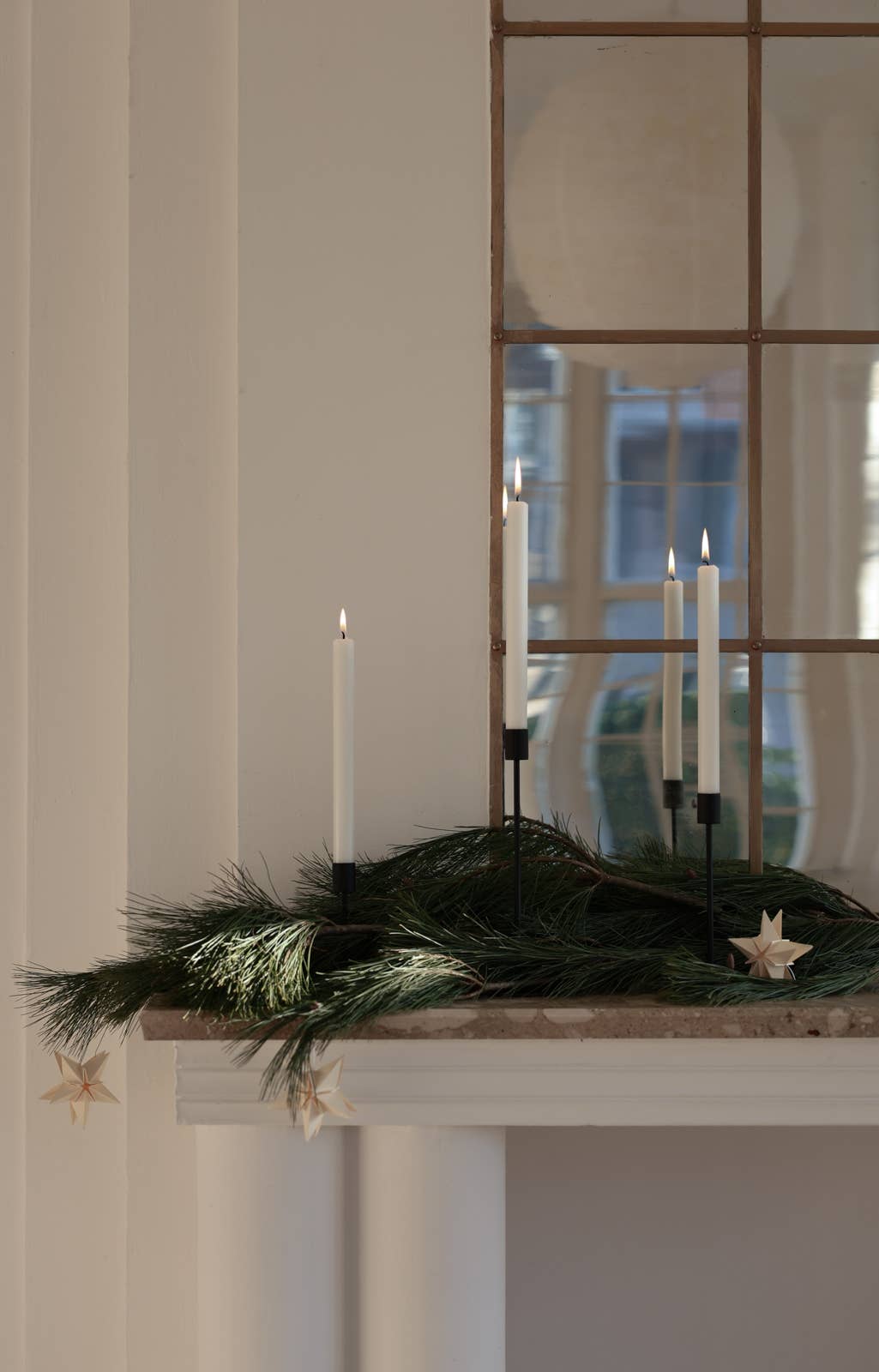Matte Black Candle Holders