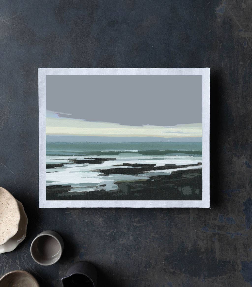 Otter Cliffs Overlook Study | Art Print on Canvas