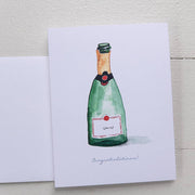 Champagne Congratulations Card