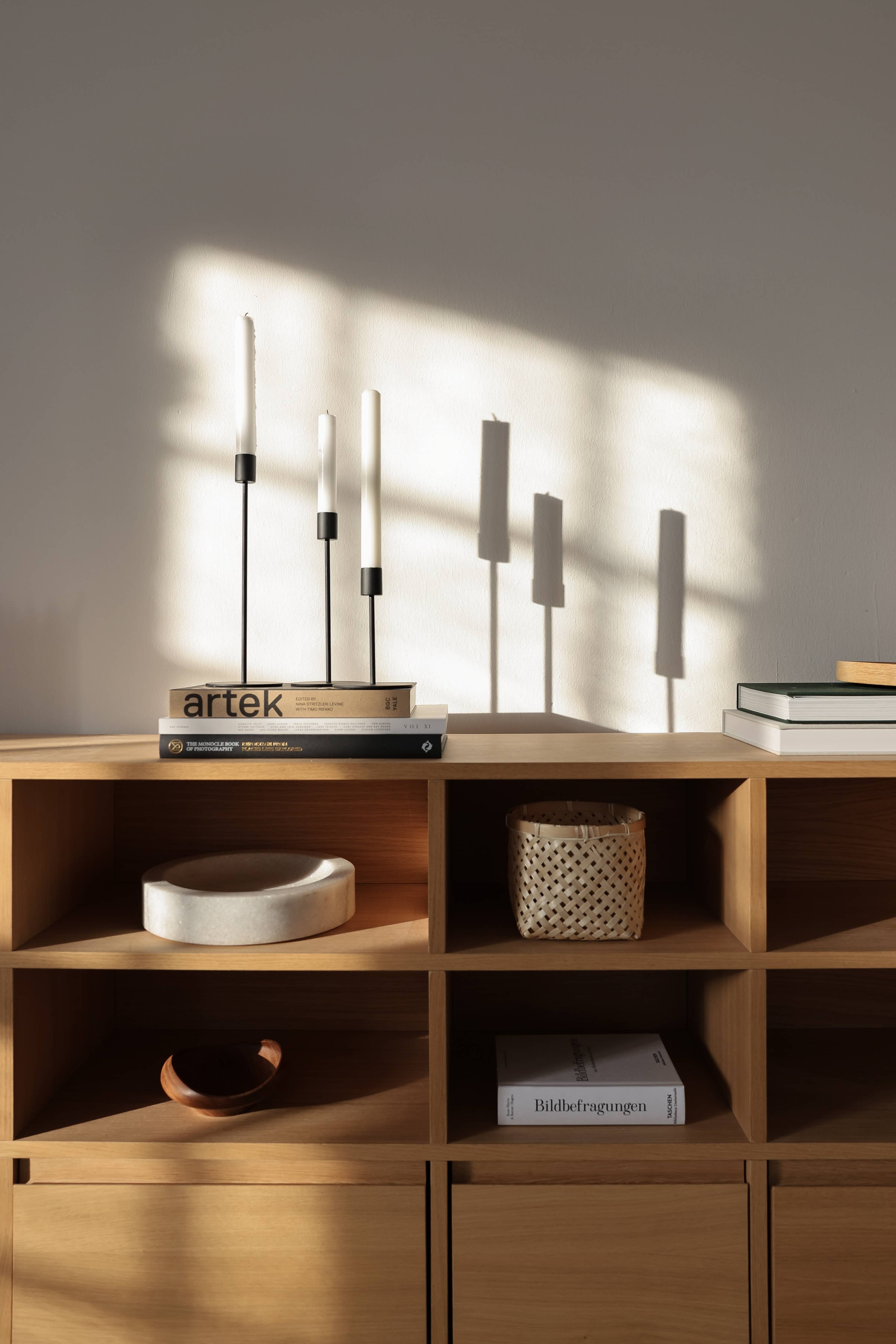 Matte Black Candle Holders