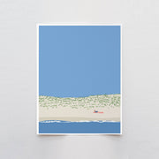 Beach Reading Art Print 8"x10"