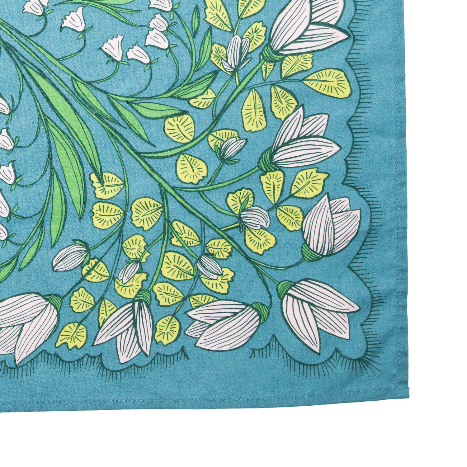 Teal Cotton Bandana