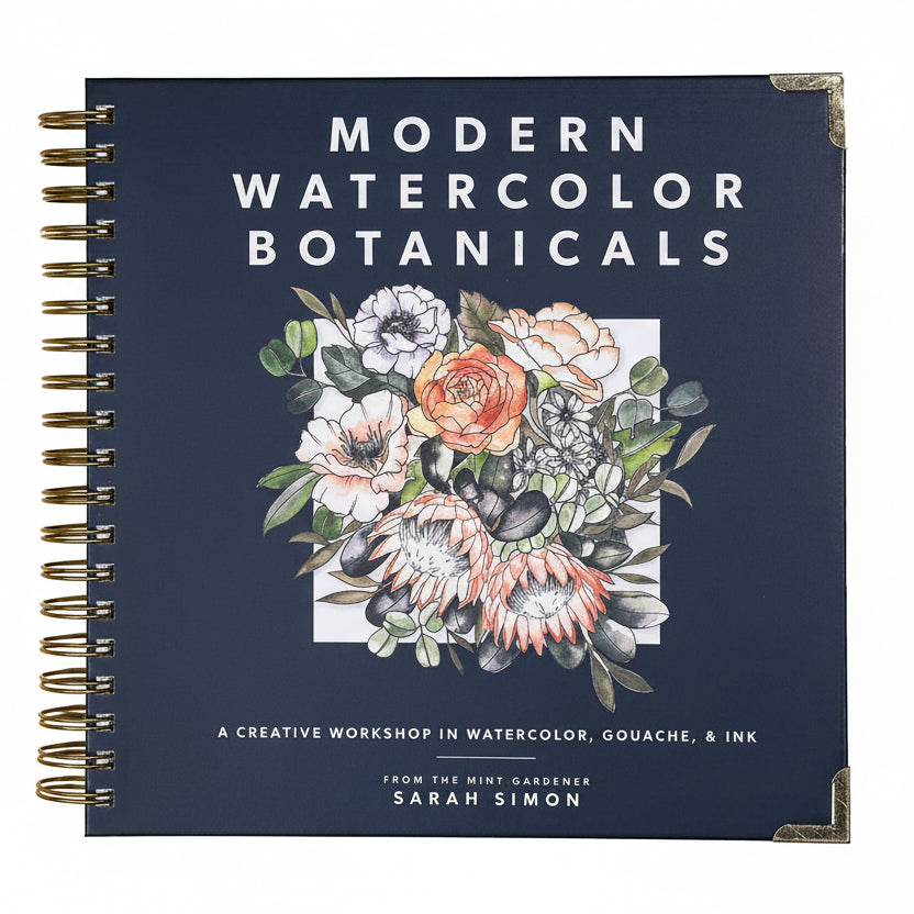 Modern Watercolor Botanicals Book