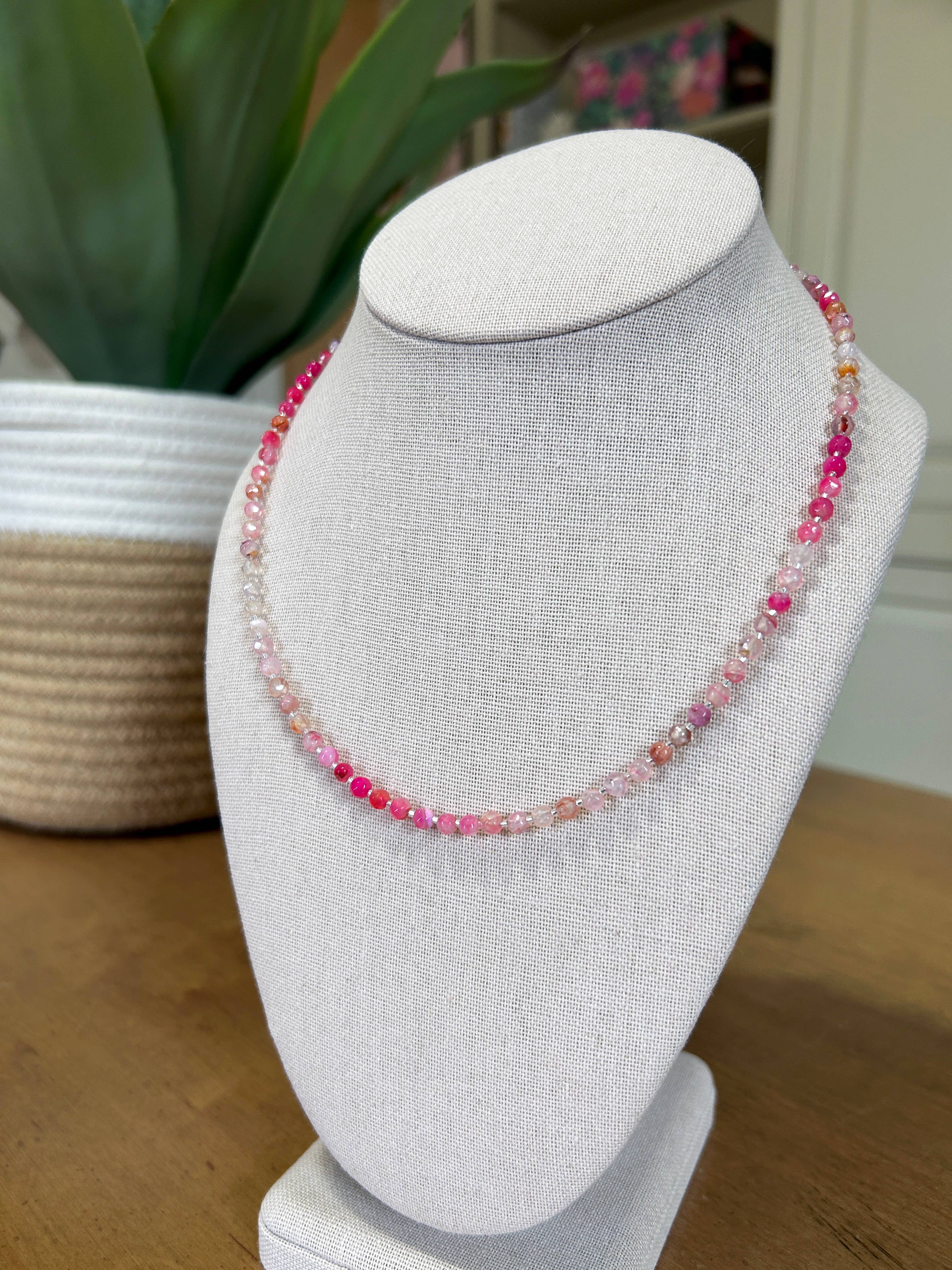 Shannon Candy Necklace - Handmade Semiprecious Gemstones