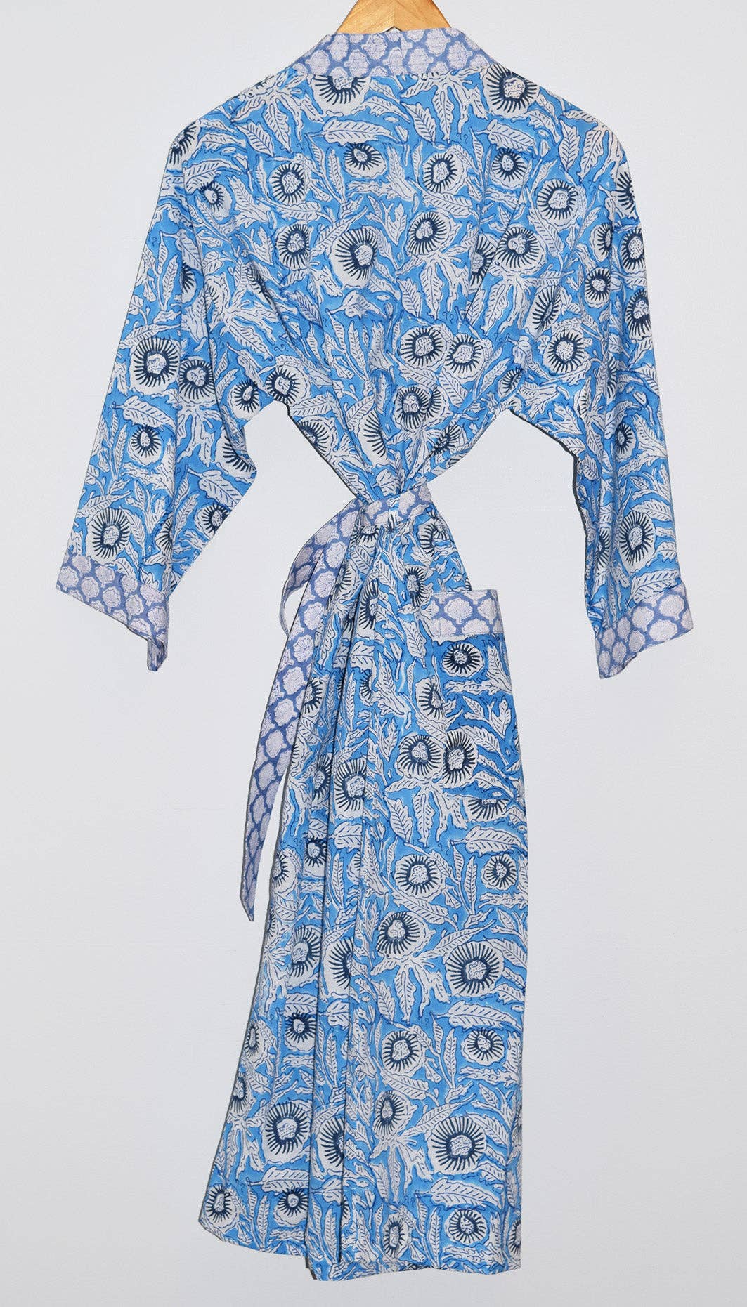 Kerala Long Robe | Marina Blue