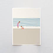 Sister & Little Brother Art Print 8"x10"