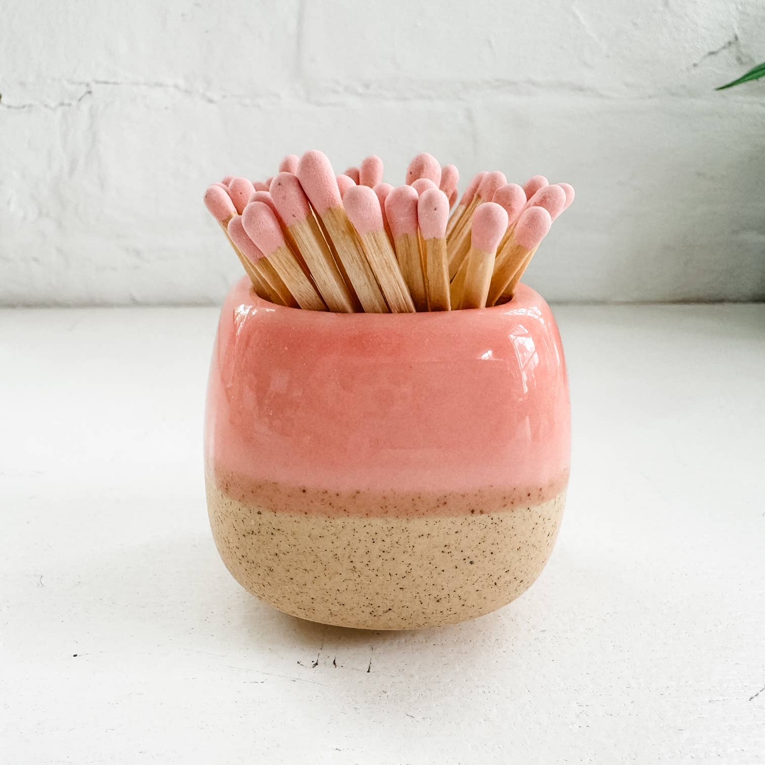 Ceramic Match Holders with Safety Matches