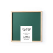 Green Magnetic Chalkboard 15x15