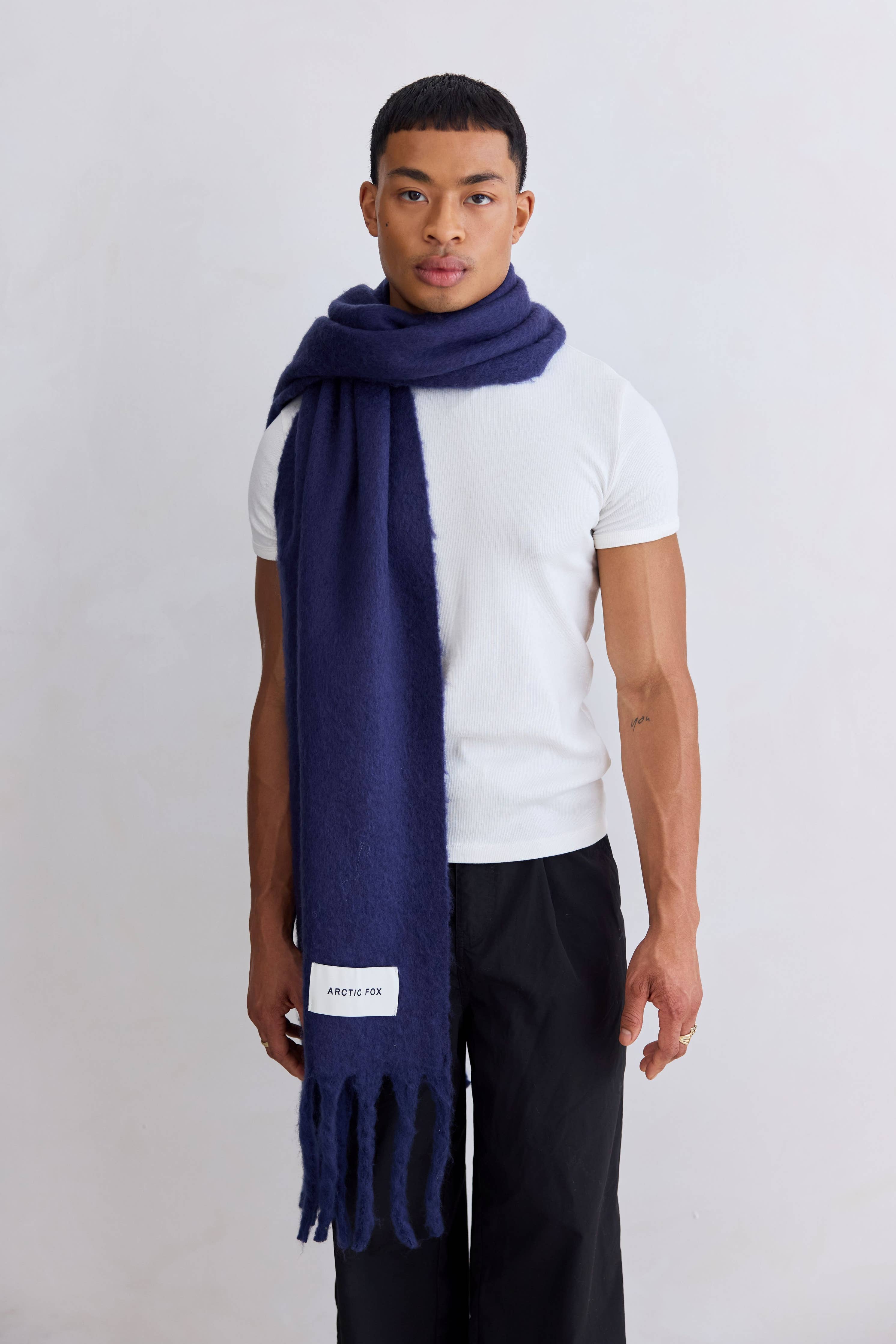 Midnight Blue Reykjavik Scarf - 100% Recycled