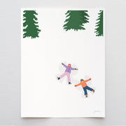 Snow Angels Art Print 8"x10"