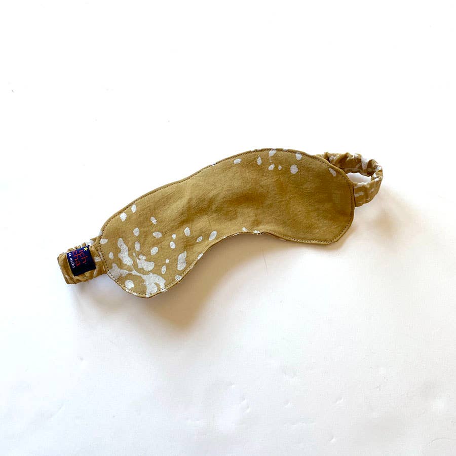 Cotton Block Print Eye Mask