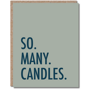 So Many Candles Birthday Card