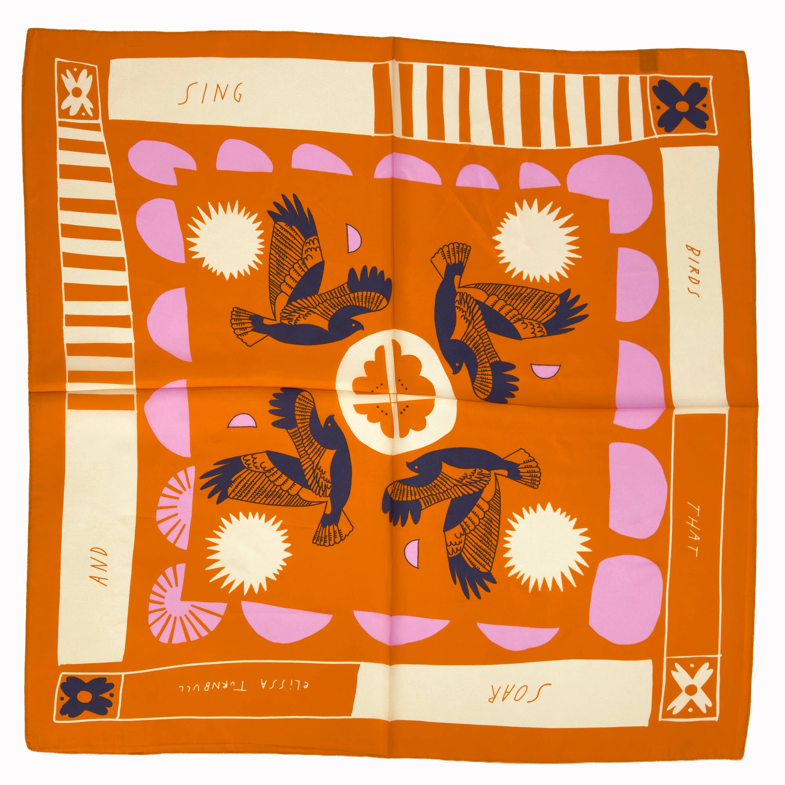 Soar & Sing Scarf 100% Silk Scarf Bandana