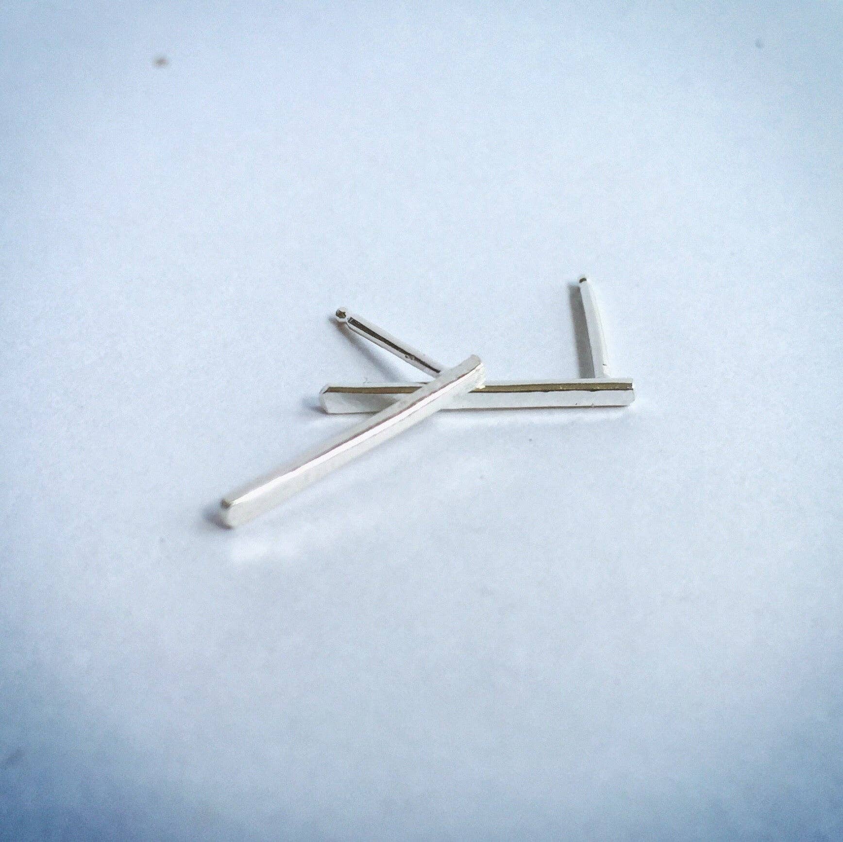 Whisper Earrings: Sterling Silver