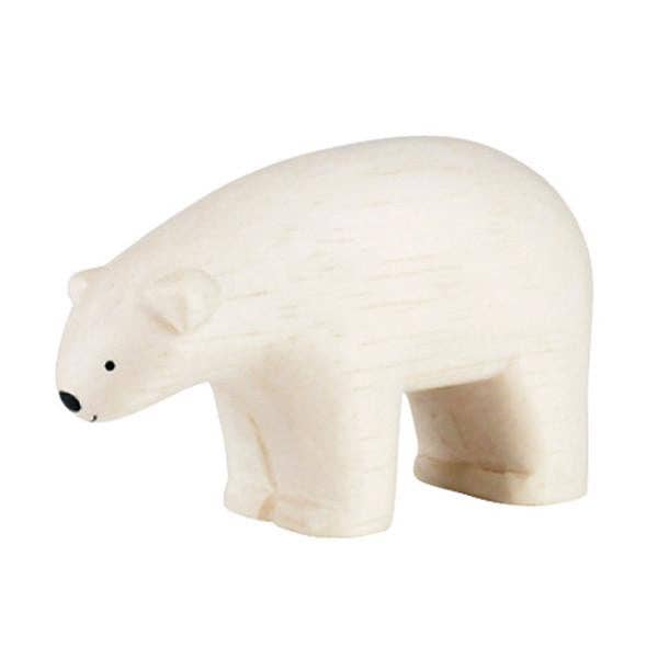 Polar Bear Hand Carved Figurine
