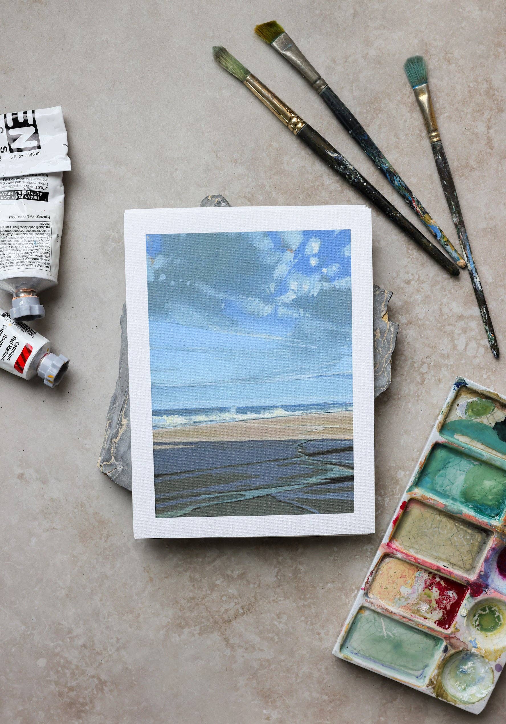 Gibson Beach | Art Print on Canvas