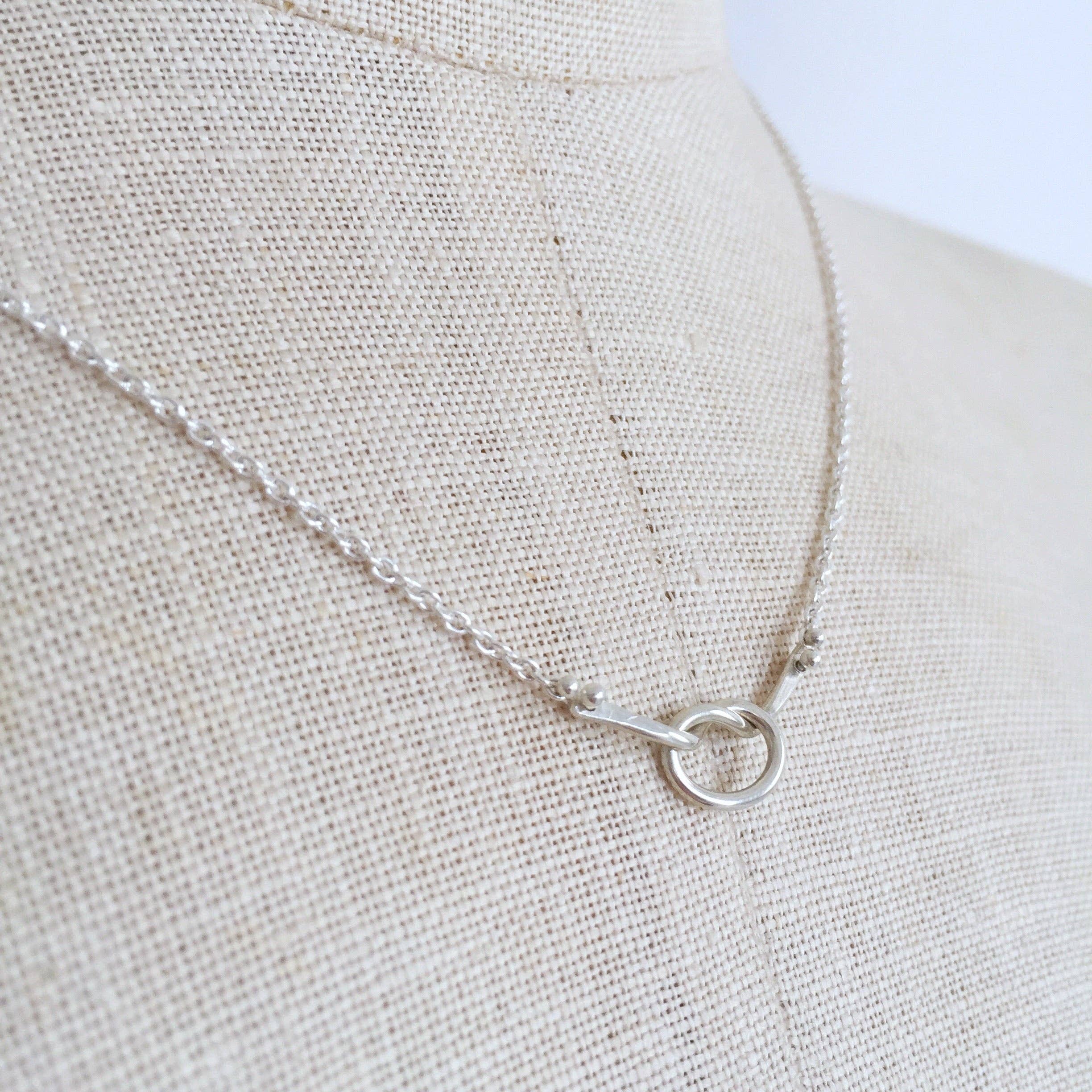 Loveknot Necklace: Sterling Silver