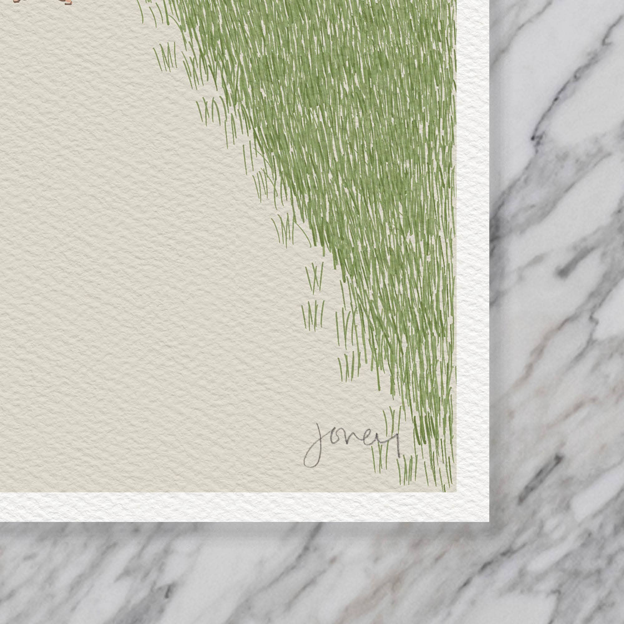 Daughters in Dunes Art Print 8"x10"