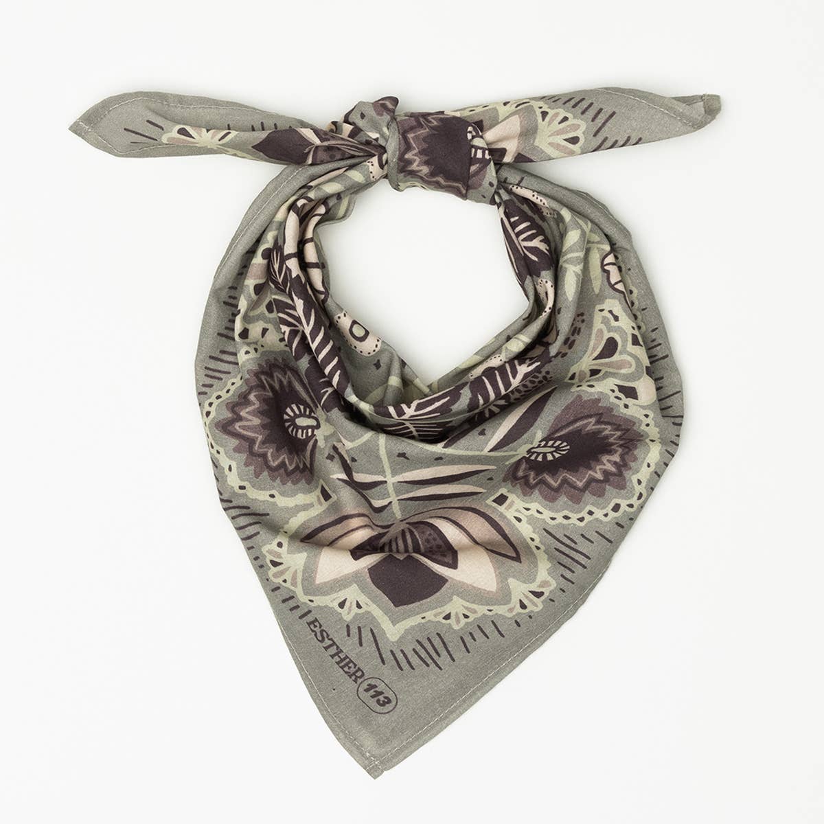 Sage Cotton Bandana