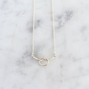 Loveknot Necklace: Sterling Silver