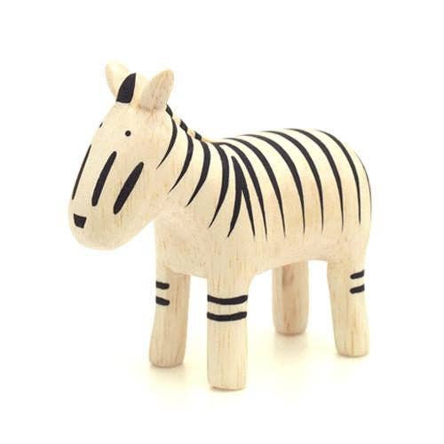 Zebra Hand Carved Figurine