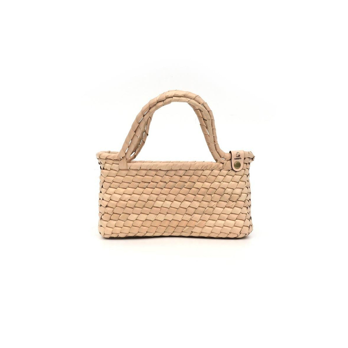 Hand-Woven Palm Structured Basket