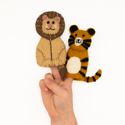 Tiger and Lion Finger Puppets